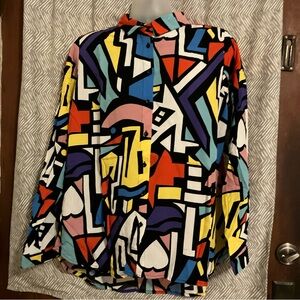 Big Dart women's long-sleeve button-down shirt XXL